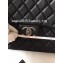 Chanel Original Leather Flap Shoulder Bag Black