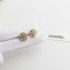 Chanel CC Logo Round Stud Earrings Gold 2018
