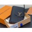 Louis Vuitton LV Vertical Compact Wallet M81561 Black 2023