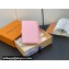 Louis Vuitton LV Vertical Compact Wallet M82144 Rose Jasmin Pink 2023