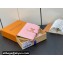 Louis Vuitton LV Vertical Compact Wallet M82144 Rose Jasmin Pink 2023