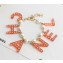 Chanel Pendant Bracelet AB0484 Gold/Pearly White/Orange/Pink 2018