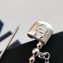 Chanel 'Chanel' Pendant Brooch Silver/Pink/Pearly White 2018