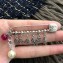 Chanel 'Chanel' Pendant Brooch Silver/Pink/Pearly White 2018