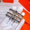 Hermes Crystal Logo Bracelet Gold 2018