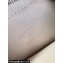 Louis Vuitton Mahina perforated calf leather Card Holder Recto Verso M81287 White 2023