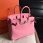 Hermes Birkin 30/35 Bag In Original Epsom Leather With Gold/Silver Hardware Pink