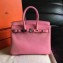 Hermes Birkin 30/35 Bag In Original Epsom Leather With Gold/Silver Hardware Pink
