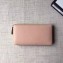 Gucci Leather Zip Around Wallet 456117 Pink 2018
