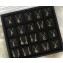 Celine Alphabet Brass Twig-Shaped Pendant Necklace Small Size