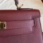 Hermes Kelly 28cm/32cm Bag In Original Epsom Leather With Gold/Sliver Hardware Burgundy