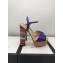 Gucci Rainbow Heel Sandals Blue 2018