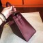 Hermes Kelly 28cm/32cm Bag In Original Epsom Leather With Gold/Sliver Hardware Burgundy