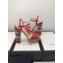 Gucci Rainbow Heel Sandals Red 2018