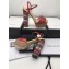 Gucci Rainbow Heel Sandals Red 2018