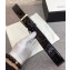 Gucci Width 3.5cm Crocodile Textured Square Buckle Belt Black/Gold 2018