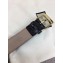 Gucci Width 3.5cm Crocodile Textured Square Buckle Belt Black/Gold 2018