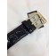 Gucci Width 3.5cm Crocodile Textured Square Buckle Belt Black/Gold 2018