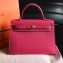 Hermes Kelly 28cm/32cm Bag In Original Epsom Leather With Gold/Sliver Hardware Hot Pink