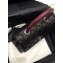 Chanel Caviar Leather Small Lizard Cocohandle Chain Bag Black With Silver Hardware 2017