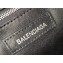 Balenciaga Shearling Small Shopper Tote  with Contrasting Logo White 2018