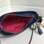 Chanel Croco Pattern Gabrielle Small/Medium Hobo Bag A91810/A93824 Dark Blue/Black 2018