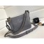Chanel Croco Pattern Gabrielle Small/Medium Hobo Bag A91810/A93824 Gray 2018