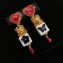 Dolce Gabbana Earrings with Decorative DG Dice and Hearts 2018