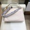 Chanel Calfskin Chevron Chic Small/Medium Flap Top Handle Bag A57147/A57149 White 2018