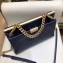 Chanel Coco Luxe Small Flap Bag A57086 Navy Blue 2018