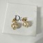 Dior Perle Stellaire Earrings Gold/Pearly White 2018