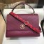 Chanel Calfskin Chevron Chic Small/Medium Flap Top Handle Bag A57147/A57149 Burgundy 2018