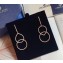 Swarovski Crystal Geometric Earrings Crystal/Gold 2018