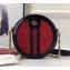 Gucci Ophidia Suede Mini Round Shoulder Bag 550618 Red 2018