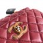 Chanel Knock On Wood Top Handle Flap Bag A57342 Red 2018