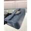 Chanel Lambskin Quilted Leather Classic Flap Bag A1116 Dark Blue/Gold