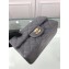 Chanel Lambskin Quilted Leather Classic Flap Bag A1116 Grey/Gold