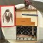 Louis Vuitton Print Scarf 136x136 Black/White/Pink 