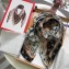 Louis Vuitton Print Scarf 136x136 Black/White/Pink 