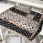 Louis Vuitton Print Scarf 136x136 Black/White/Pink 