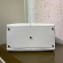Fendi Roman Leather Peekaboo X-Lite Regular Tote Bag White 2019