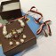Gucci Bee Necklace with Crystals and Pearls 527133 Aged Gold 2018