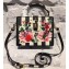 Dolce & Gabbana Dolce Soft Box Bag Flower Print Black/White 2018