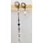 Chanel Asymmetric Earrings 110 Black/White 2018