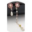 Chanel Asymmetric Earrings 110 Pink 2018