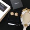 Chanel Vintage Stud Earrings Gold 2018