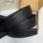 Dior Black Leather Belt 38MM Width Lead Grey DIOR Buckle 2018