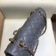 Chanel Classic Flap Medium Bag A1112 Dark Grey in Original Leather with Gold/ Hardware 2018