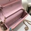 Chanel Lambskin Leather Quilting Wallet On Chain WOC Bag Pink