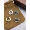 Gucci GG Crystal Square Stud Earrings Silver 2018 